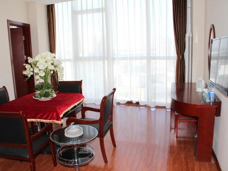 Greentree Inn Tianjin Jinghai Jinqiao International Trade Center Exteriör bild