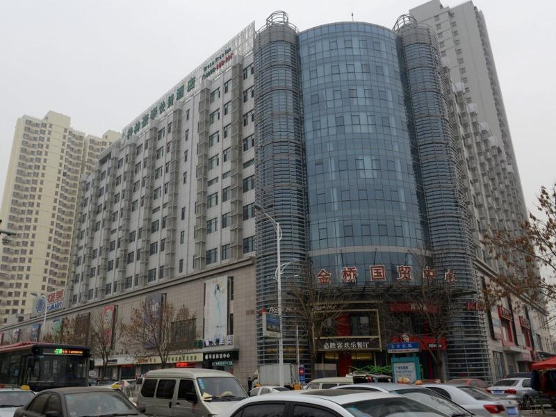 Greentree Inn Tianjin Jinghai Jinqiao International Trade Center Exteriör bild